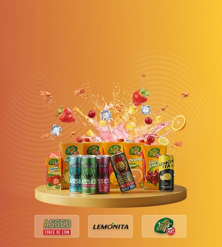 Bannière promotionnelle pour les boissons Farr Trade